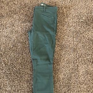 Gap Green Skinny Pants
